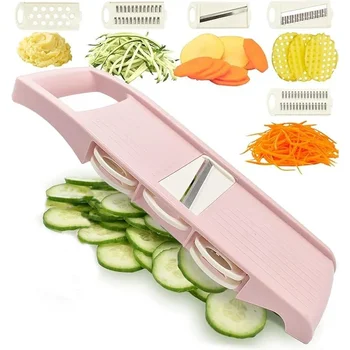 5-in-1 Mandoline Vegetable Slicer – Multi-Blade Cutter 1
