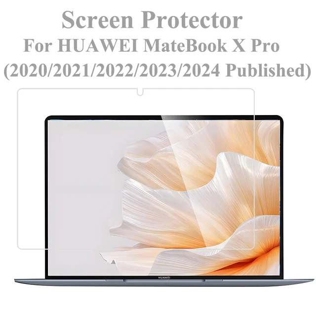 Screen Protector for HUAWEI MateBook X Pro 2020 2021 2022 2023 2024 Published Laptop Tempered Glass Clear Scratch Resistance