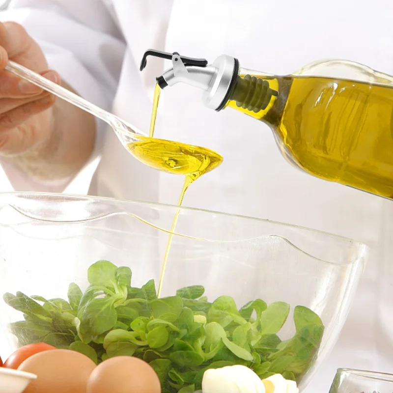 Acquista 2 pezzi di salsa di olio d'oliva, aceto, tappo di bottiglia,  dispenser, versatore, utensile da cucina