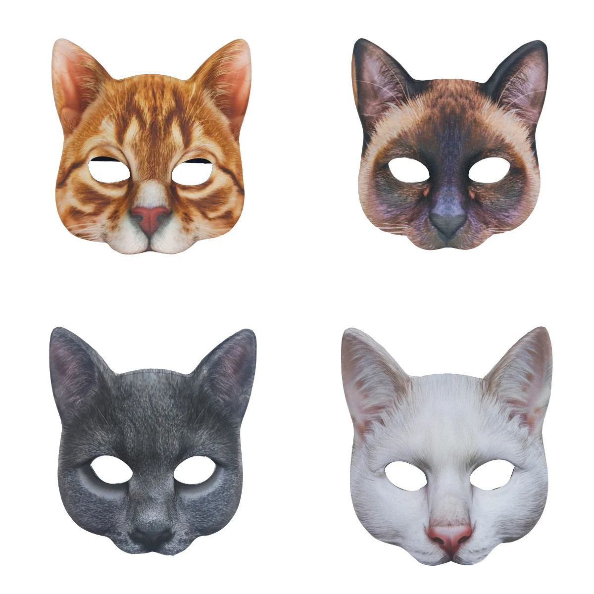 

Cat Half Face Mask Party Playing Costume Props Masquerade Part Mask Unisex