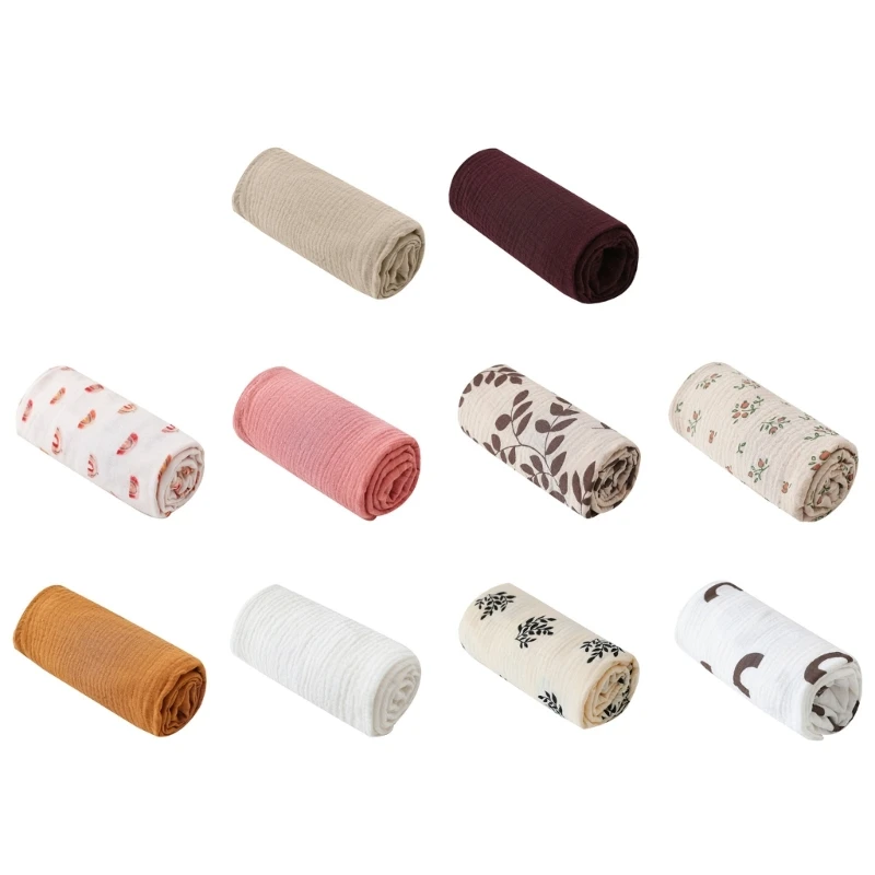 

MXME Baby Blanket for Unisex Boys Girls Nursery Blanket Cotton Baby Towel Blanket
