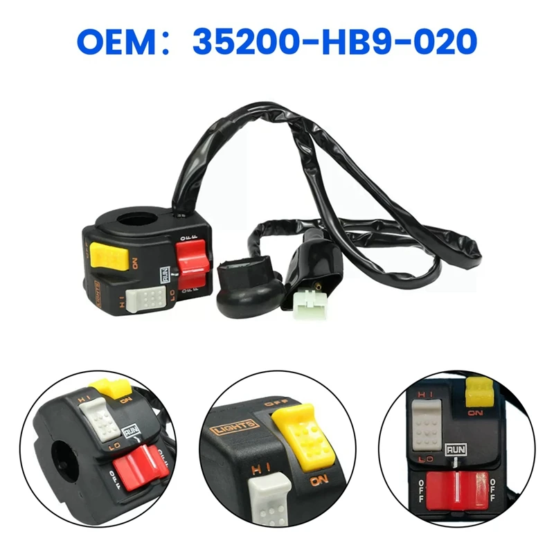 혼다 TRX250R TRX 250R 용 콤비네이션 스위치, 라이트 스타트 킬, 35200-HB9-020 L/H