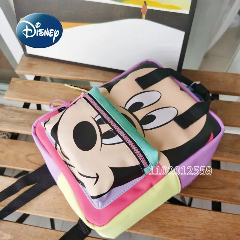 Disney Mickey New Children's Backpack Luxury Brand Children's School Bag High Quality Cartoon Cute Fashion Student School Bag