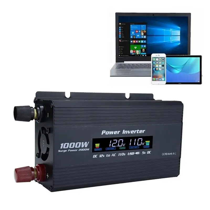 

1000W/2000W Car Power Inverter 1000W/2000W Power Inverter 1000W/2000W LED Car Power Inverter For Travelling Camping Power Outage