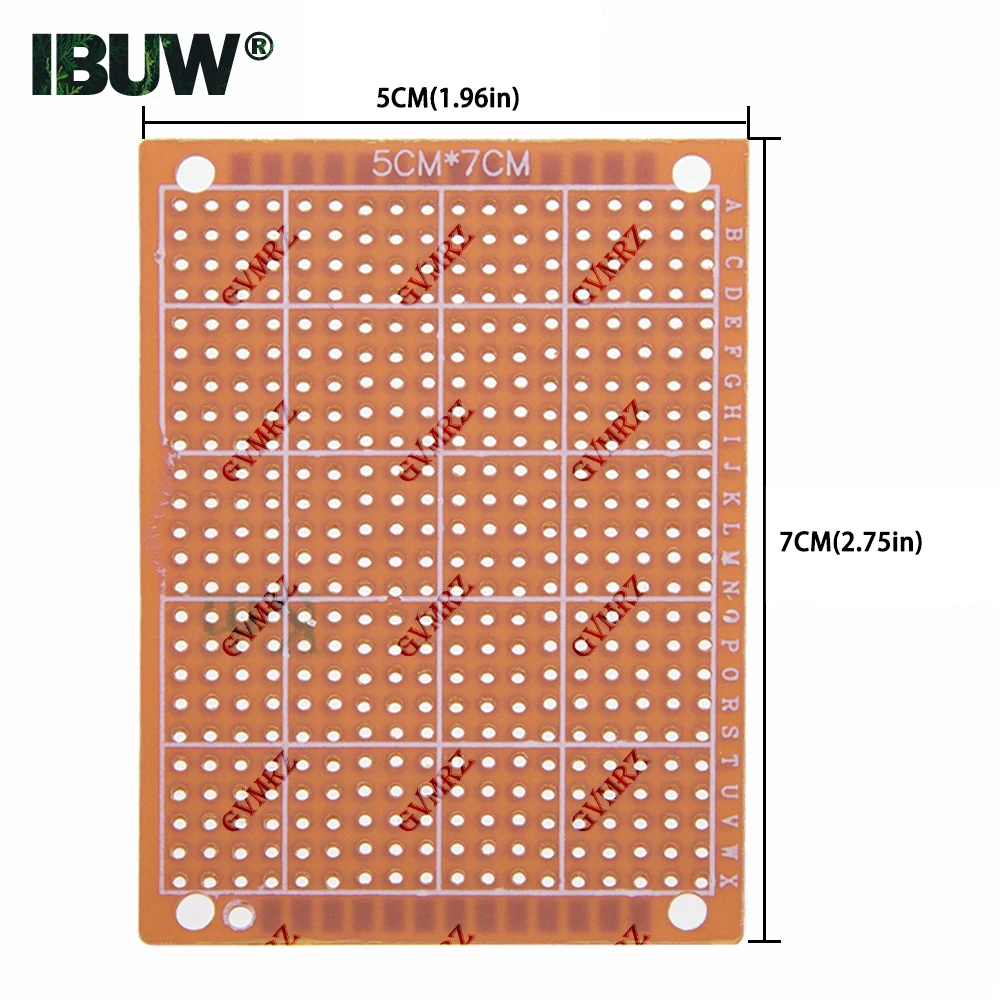 페놀릭 PCB 프로토타입 보드 DIY 전자 프로젝트용 범용 스루홀 퍼프보드