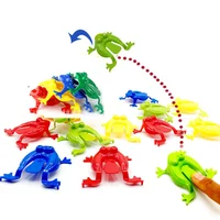 10Pcs Little Jumping Leap Frog Bounce Fidget Toys for Kids Novelty Assorted Stress Reliever Toys for Children Birthday Gift 1
