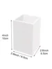 Black/White Cosmetic Makeup Box Acrylic Makeup Brush Tool Storage Box Case Large Capacity Cartridge Practical Brush Storage 5