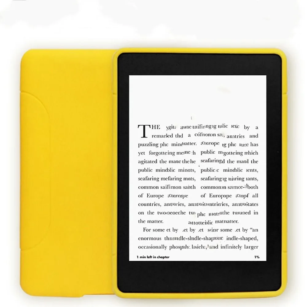 PQ94WIF 6 inç e-okuyucu durumda silikon yumuşak C2V2L3 koruyucu kapak Anti Scratch için darbeye Kindle Paperwhite 5