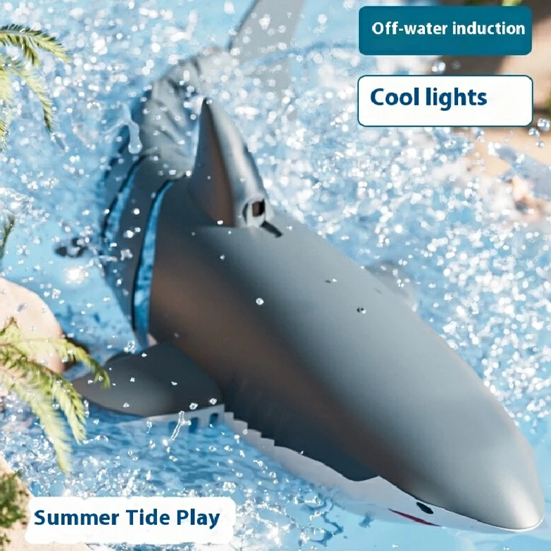 Electric Shark Remote Control Shark Toy Underwater Simulation Mechanical Fish Boy Gift With Camera Water Remote Control Boat 5
