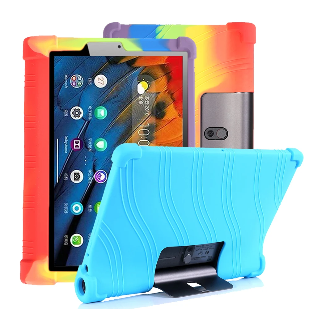 Tablet Case Case For Lenovo Yoga Tab5 YT-X705 Tablet Safe Shockproof Silicone Stand Cover