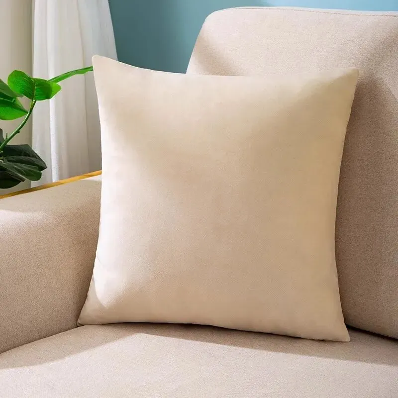 Luxurious Velvet Burnt Orange Throw Pillow – Soft and Cozy Cushion Cover