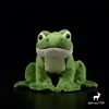 Frog Plush Toy High Fidelity Green Frog Plushie Arrow Tree Frog Peluche Lifelike Stuffed Animals Simulation Doll Kawai Toy Gifts 6