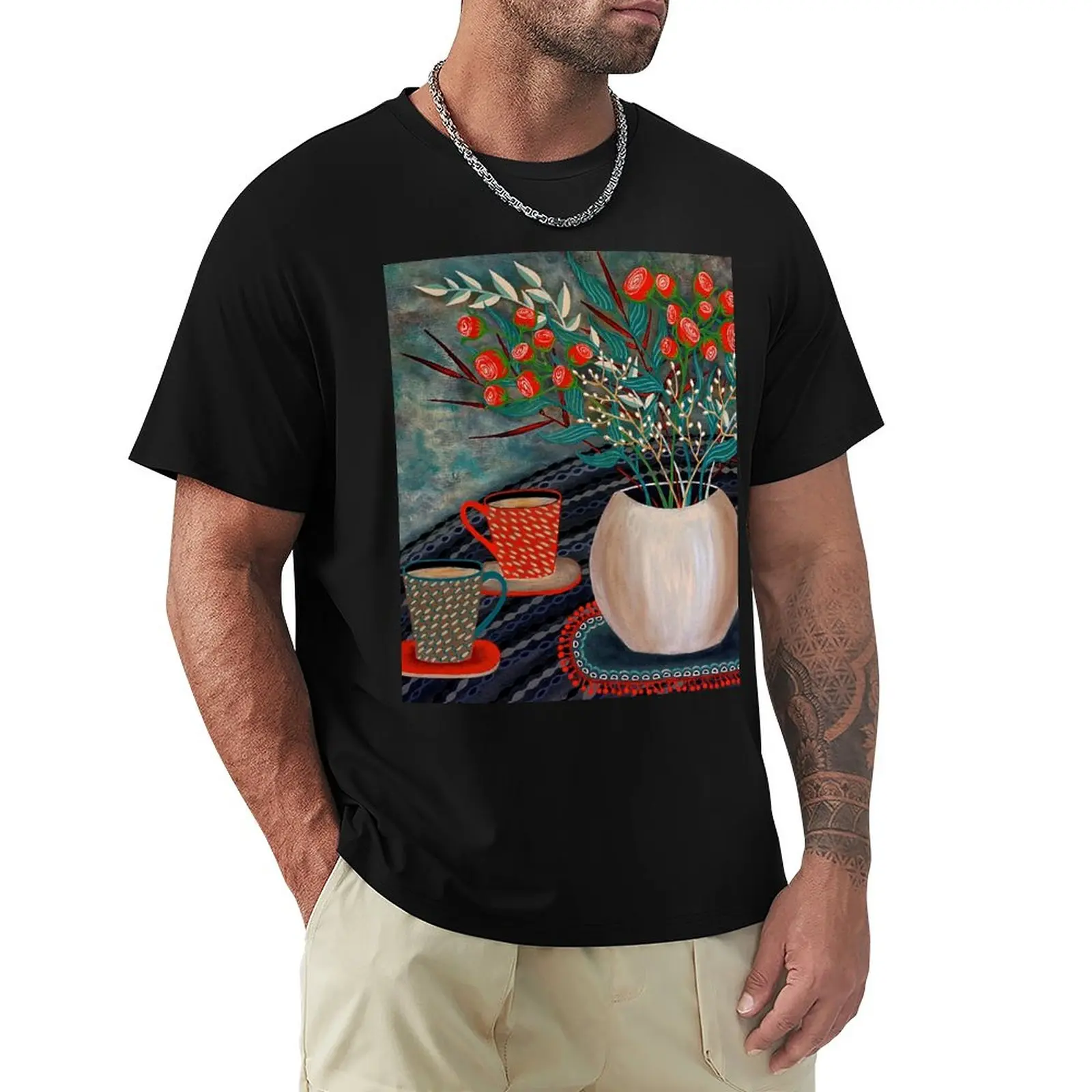 

Tea for Two' T-Shirt sublime t shirt Anime t-shirt new edition t shirt summer tops Men's t-shirt