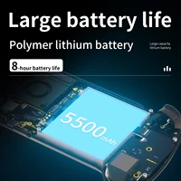 ANBERNIC RG556 Ретро портативная игровая консоль 64-битная система Android 13 Unisoc T820 5,48-дюймовый AMOLED-экран Hall Джойстик игровой плеер — изображение 6