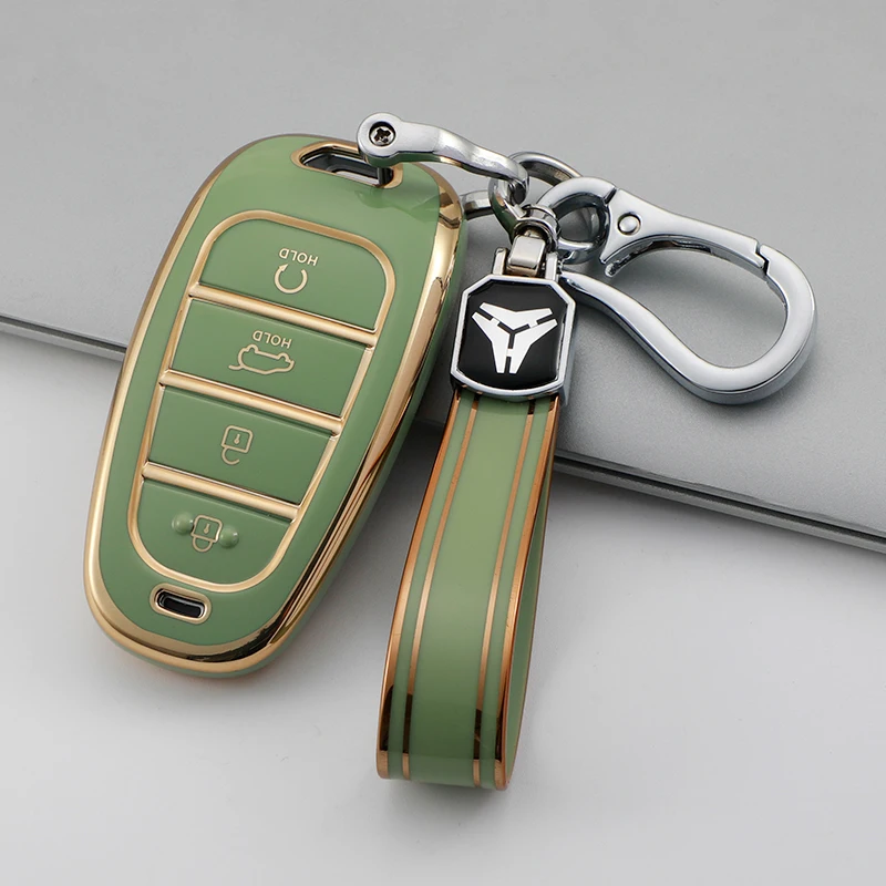 4/5/7 Buttons TPU Car Key Cover for Hyundai Santa Fe Tucson NEXO NX4 Atos Solaris Prime Auto Shell Fob Case Keychain key case key case cover car key shell