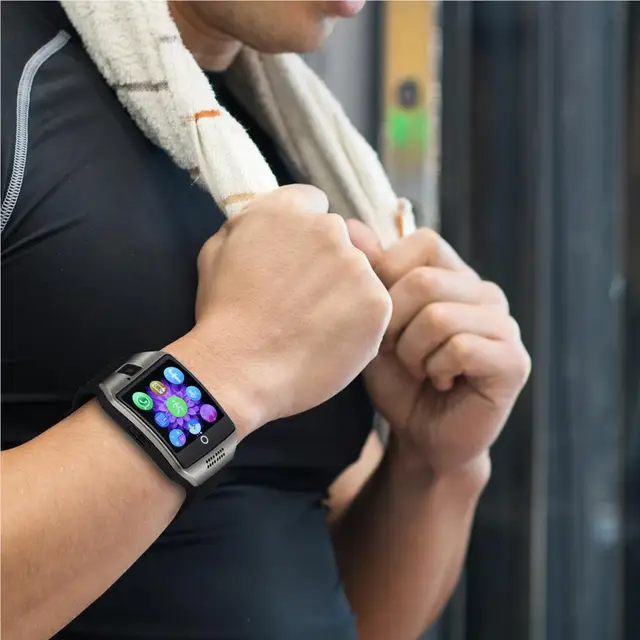 Bluetooth-Compatible Touch Screen Smart Watch Digital Fitness Device With Camera Sport Pedometer Watches Smartwatches 5