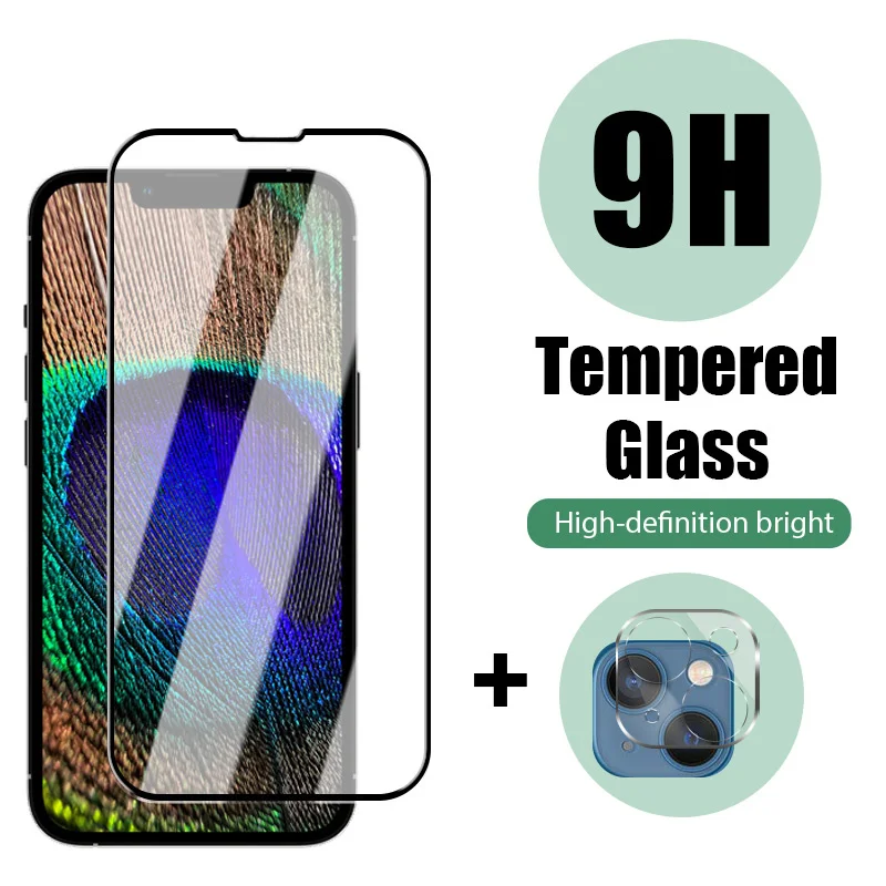 

9d screen protector glass for iphone 13 pro max mini 7 8 plus se lens protective glass for iphone 12 i12 i11 11 pro max 12 mini
