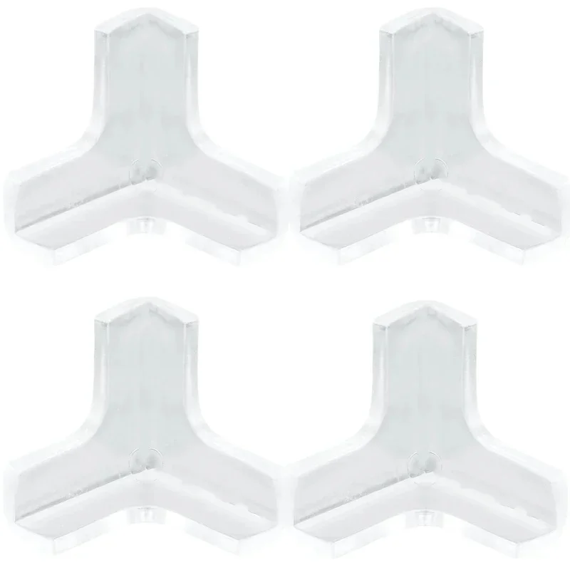 Protezione per bordi in silicone per bambini di sicurezza per bambini, morbida e trasparente, copertura protettiva per bordi angolari da tavolo anti-collisione