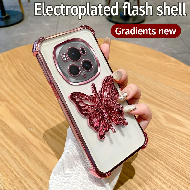 Butterfly Bracket Plating Holder Shockproof Stand Cover