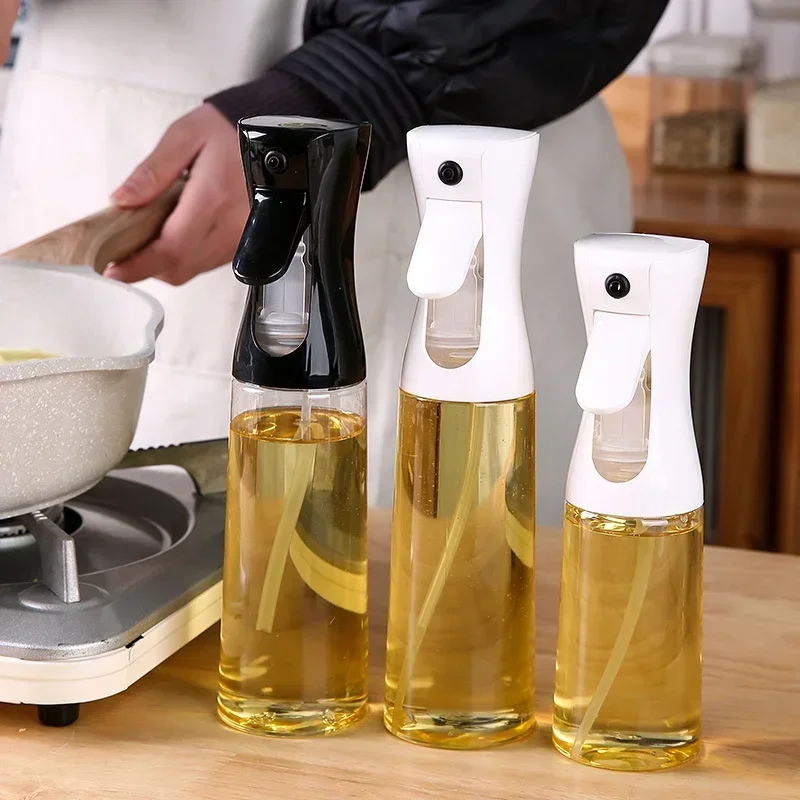 1PC 200ml Oil Spray Bottle Kitchen Cooking Olive Oil Dispenser Camping BBQ Baking Vinegar Soy Sauce Sprayer Containers 5