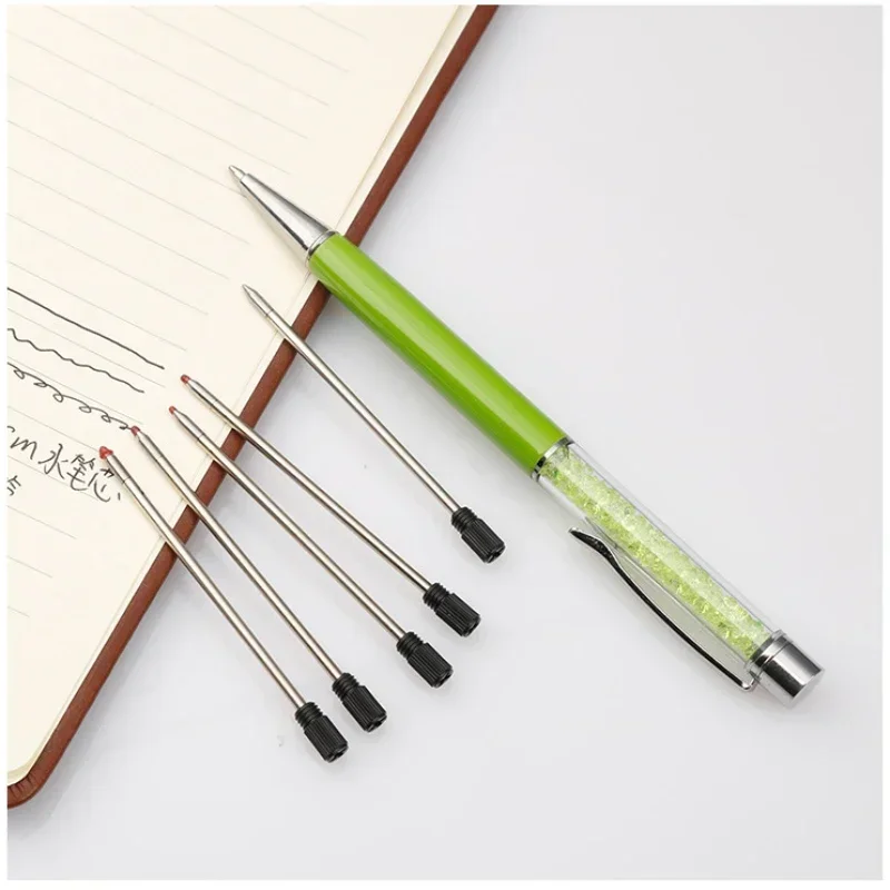 Metal Pen Refill - 7cm Length, Ideal for Crystal Diamond Ballpoint Pens, Office & School Supplies (5/10/20/50 PCS)