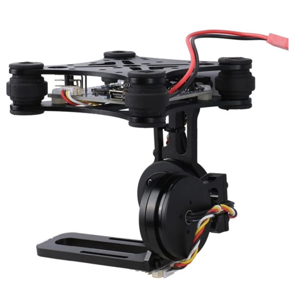 Per Xiaomi /Gopro/Sjcam Action Camera 2-Axis 2D Brushless Camera Gimbal Per F450 F550 S500 Fpv Drone Quadrocopter-Nero