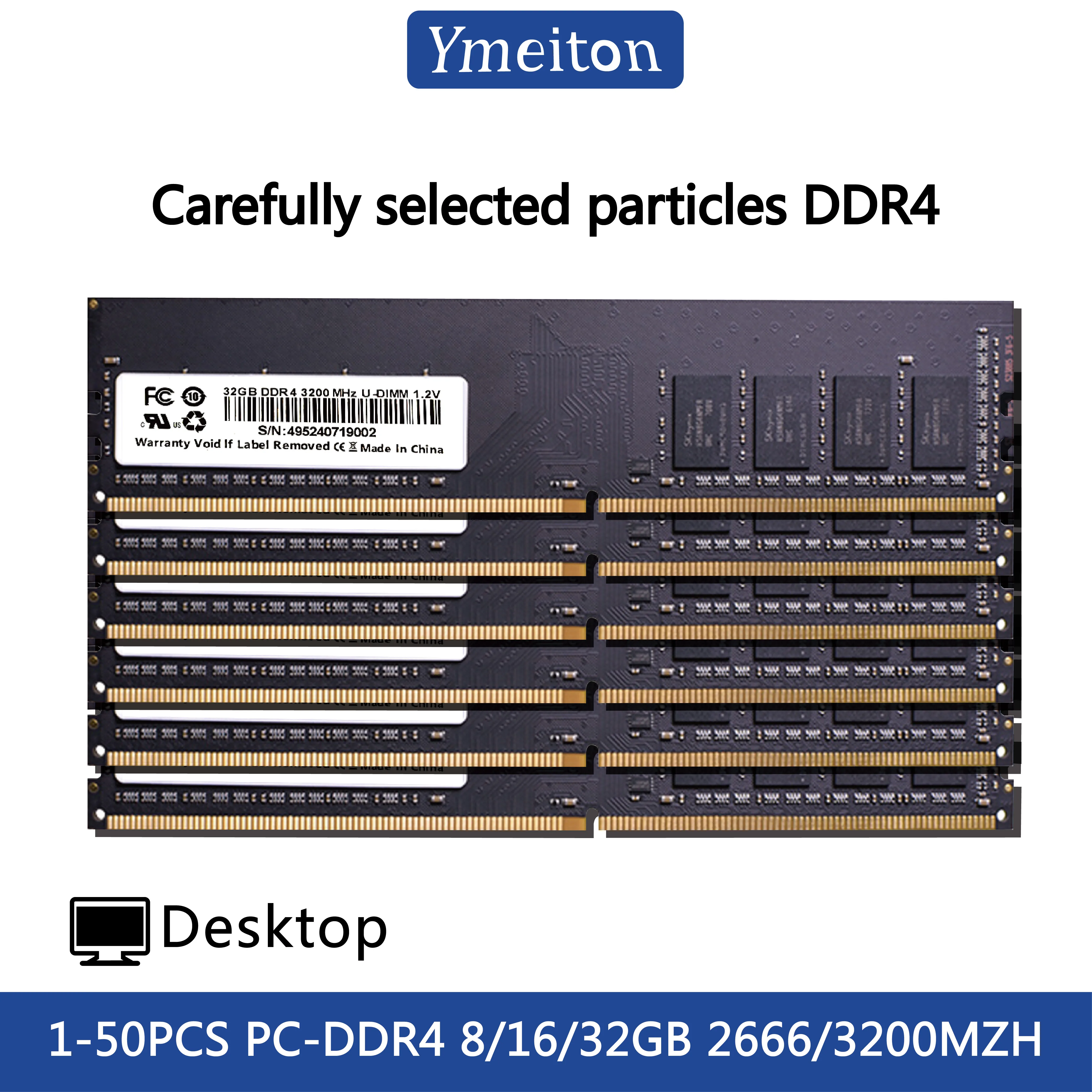 Desktop RAM Memory DDR4 4GB 8GB 16GB 32GB 2400MHZ 3200MHz