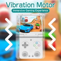 Console de jeu portable MIYOO Flip avec écran IPS de 3,5 pouces, machine de jeu rétro compacte et portable avec joystick pour les joueurs, cadeau idéal 2