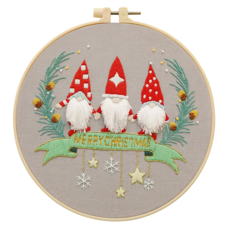 Christmas Embroidery Set - 1Pcs