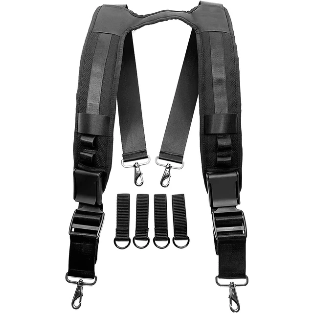 Heavy Duty Werkzeug Gürtel Hosenträger Polizei Duty Gürtel Harness mit  Befestigung Loops, Padded Straps und Vorne Einstellbar Schnallen -  AliExpress