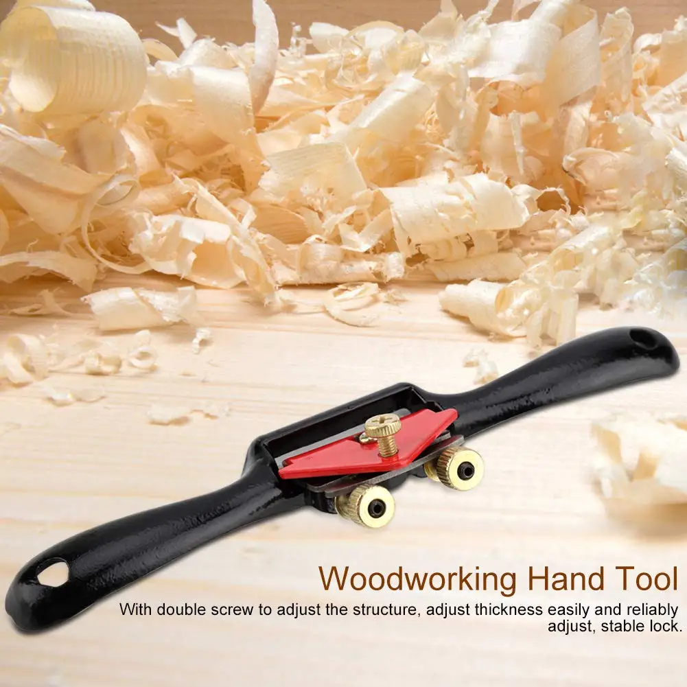 9inch Manual Planer Adjustable Metal Blade Cutting Edge Spoke Shave Wood Craft Planers Woodworking Hand Tools Carpentry Tools woodworking hand tools wood trimming tool