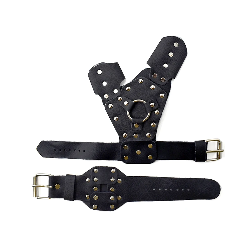 Accessori per fionda e caccia Protezione specifica per le mani destra/sinistra per l'uso di mulinelli da caccia e da pesca