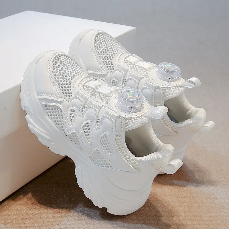 Sneakers For Kids Fashion Breathable Mesh Running Shoes Children Walking Tenis School Shoes Girls Boys Light Sport 8 to 12 years
