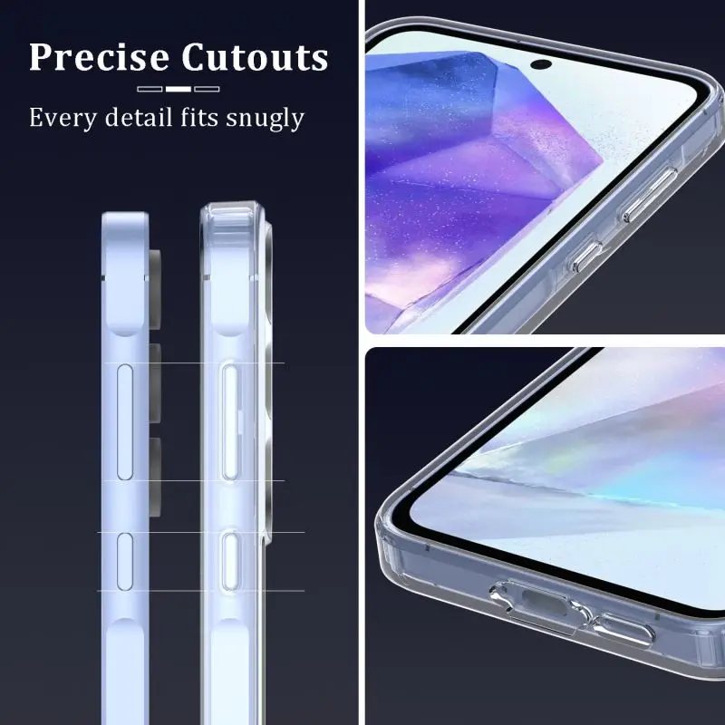 Clear TPU Transparent Slim Silicone Phone Case Cover