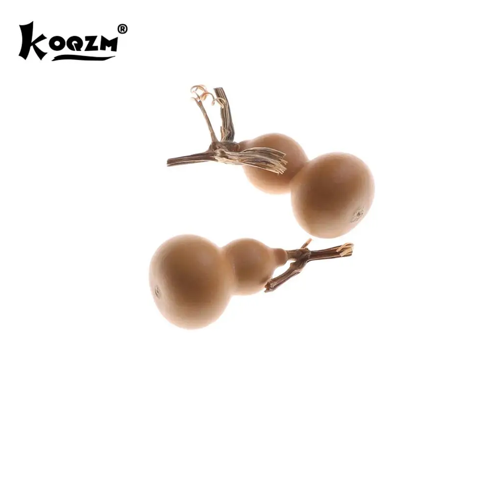 2pcs Natural Random Dry Gourd Crafts Arts Collection Mini Bottle Gourd Dried DIY Doodle Carving Hanging Gift Toys