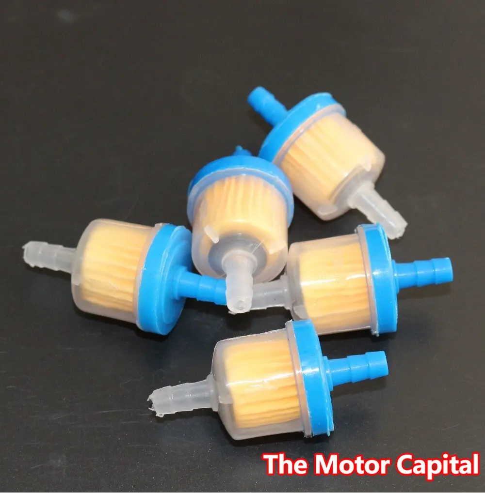 Frees Shipping100pcs Atv Quad Petrol Gasline Fuel Filter Clear Inline