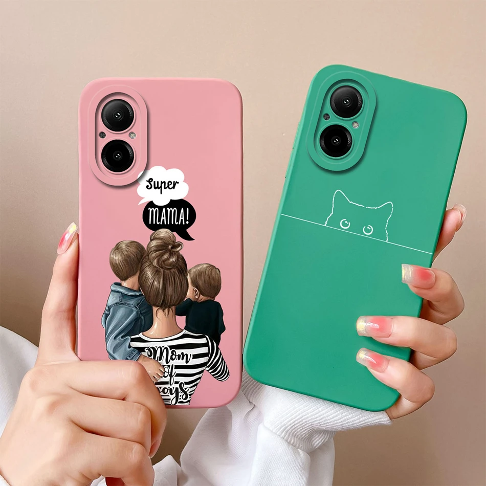 Soft Liquid Silicone Full Protection Phone Case with Multiple Patterns - Anti-Shock Cover