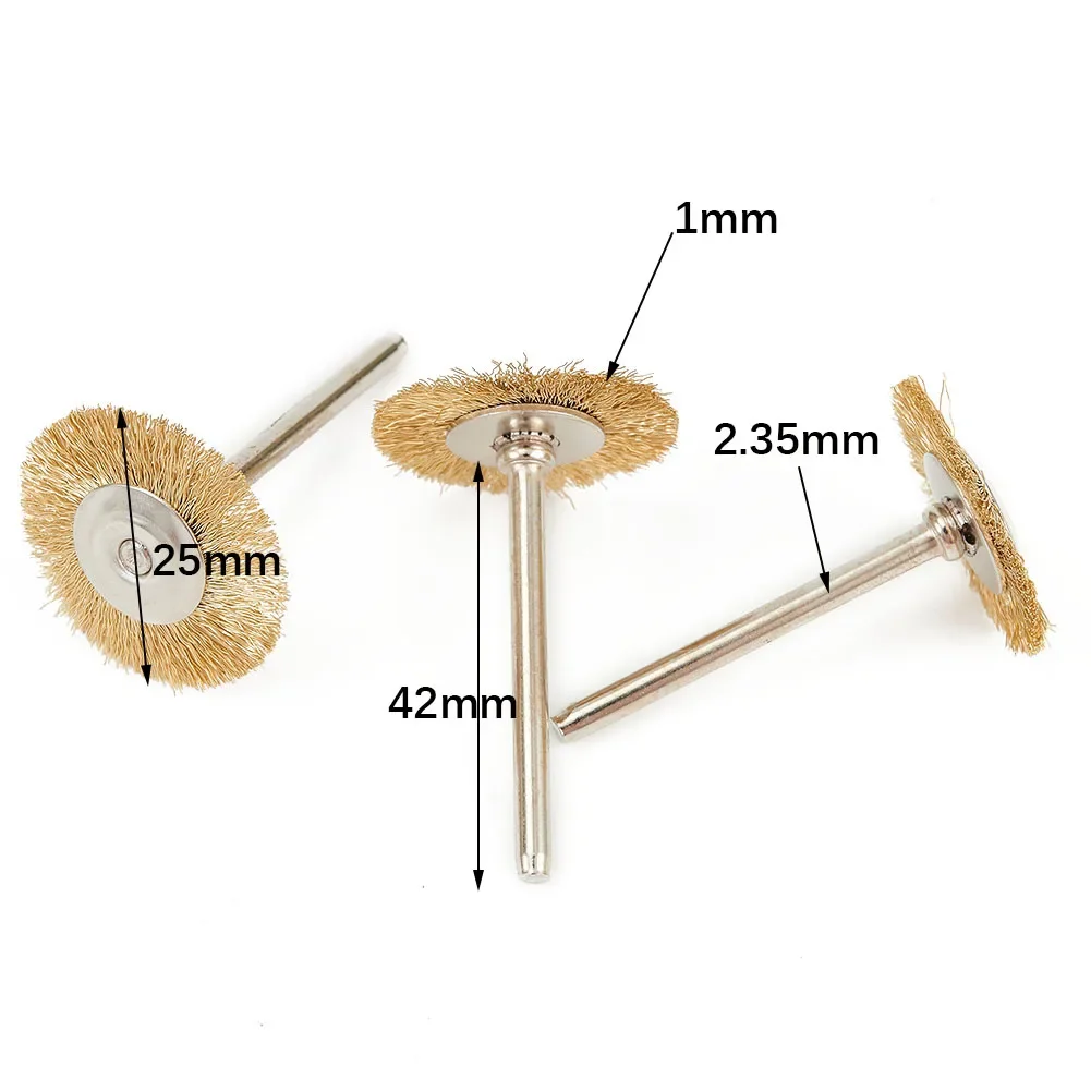 20Pcs 22mm Steel Wire Wheel Brushes for Metal Rust Removal Polishing Brush Steel Cutting Rotary Brush for Drill Rotary Tool