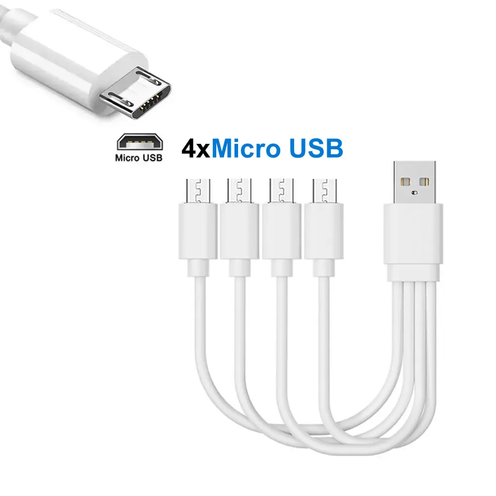 รูปสินค้า สายชาร์จ USB-C 4 in 1 ชาร์จได้หลายอุปกรณ์พร้อมกัน