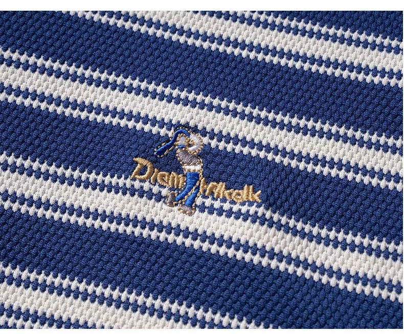 Light luxury striped color blocked short sleeve polo shirt men fashion luxury brand exquisite embroidery summer casual T-shirt 22 S9a0fb3d6f9da4a6691463d556e74fe67W