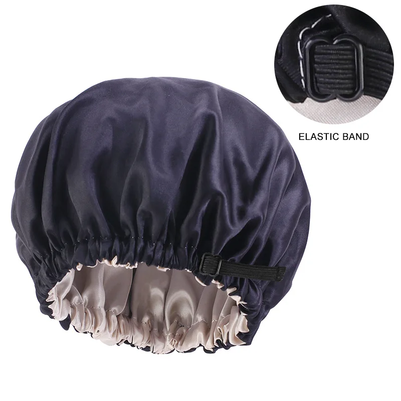 2 Pcs Kids Satin Bonnet Adjustable Sleeping Cap Silk Soft Night Hair Bonnet for Toddler Child Baby