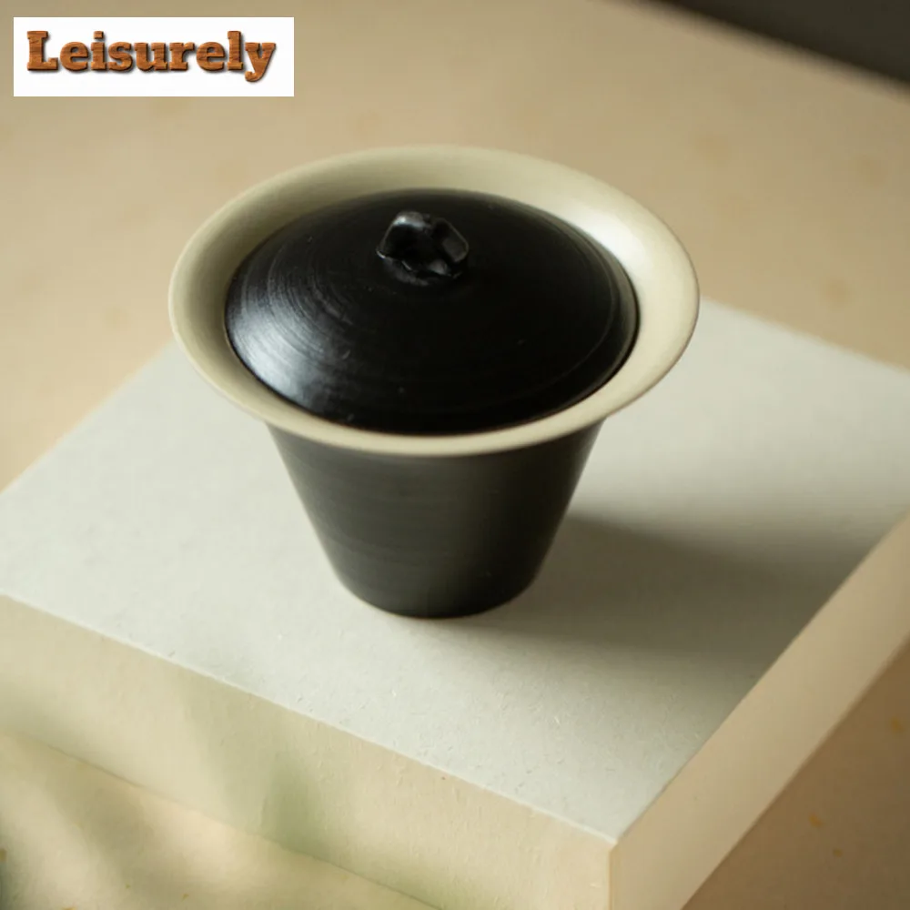 Japanese Fenyin Yin Horseshoe Gaiwan 110ml Luxury Tea Tureen