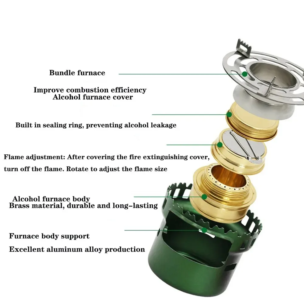 Portable Alcohol Camping Stove 4