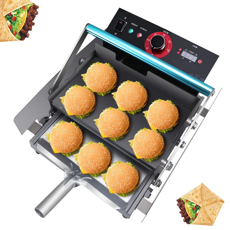 Popular Hot Sale Burger Buns Toaster Burger Making Machine Machine