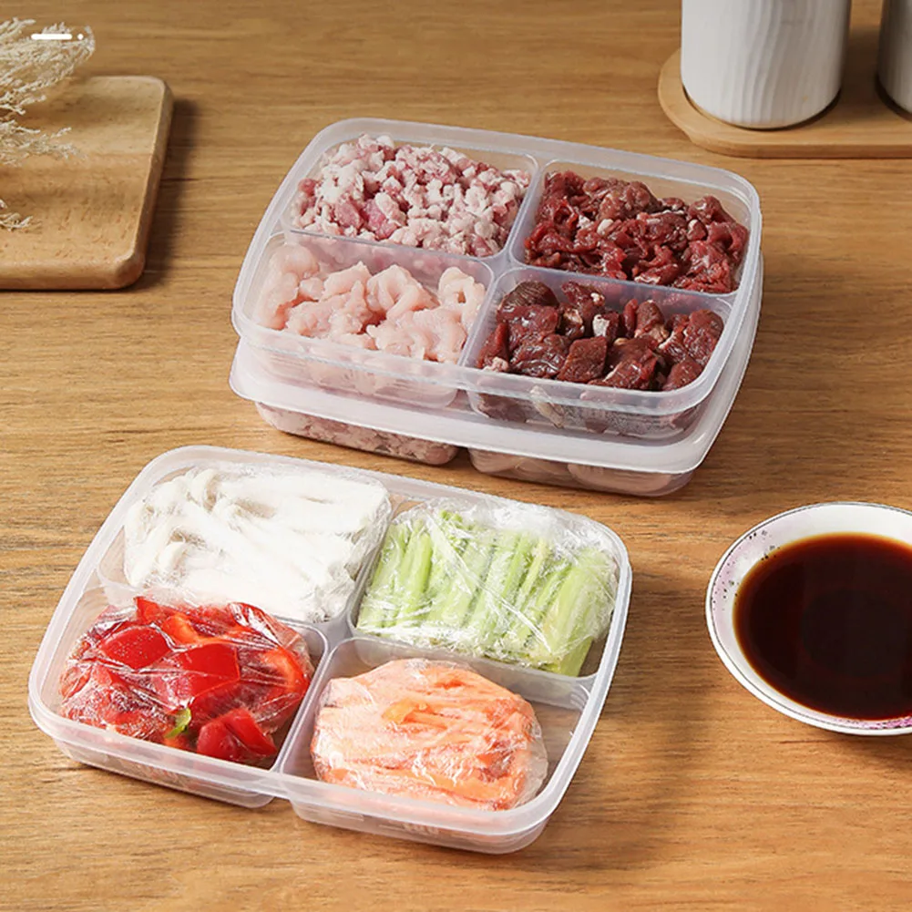 Transparent Food Storage Box Leak Proof Container