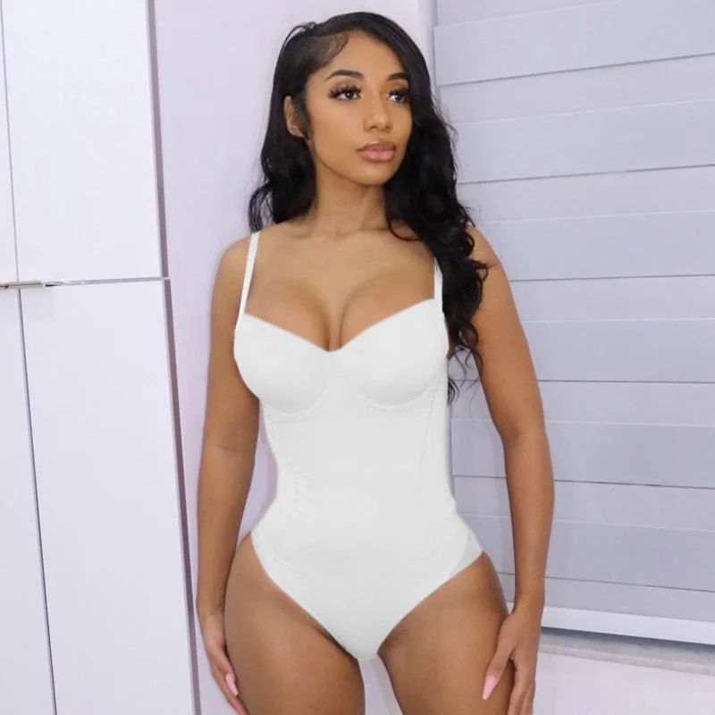 BKLD Women Clothing Spring New Sexy Low Cut Top Mesh Stitching Bodycon Spaghetti Strap Open Back Bodysuit Solid Color