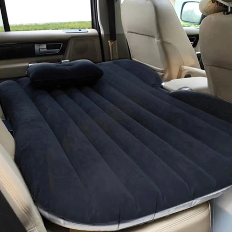 Car Back Seat Mattress Travel Mattress Universal Multifunctional Sofa Inflatable Bed Pillow Outdoor Camping Mat
