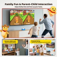 KINHANK MotionX Console de jeu vidéo pour enfants et familles mises à jour pour enfants jouet système de jeu actif activité physique intérieure 5