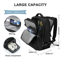 Women Backpack Travel Cabin Airplane Wizzair 40x30x20 Backpack Travel Cabin Hand Luggage Handbag Mens Backpack Notebook Backpack - Image 2
