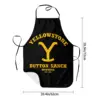 Custom Yellowstone Dutton Ranch Funny Aprons Women Men Adult Unisex Kitchen Chef Bib Tablier Cuisine Cooking Baking Painting 5
